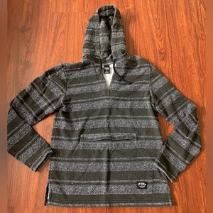 Crooks and Castles Baja hoodie hippie surf drug rug Sz Medium Men’s